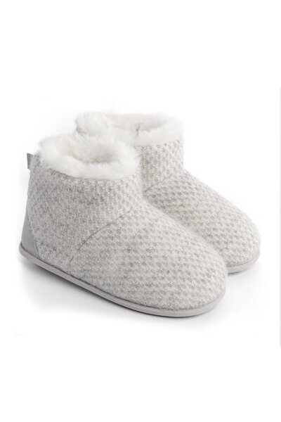  Isotoner Womens Sparkle Knit Boot Slippers 