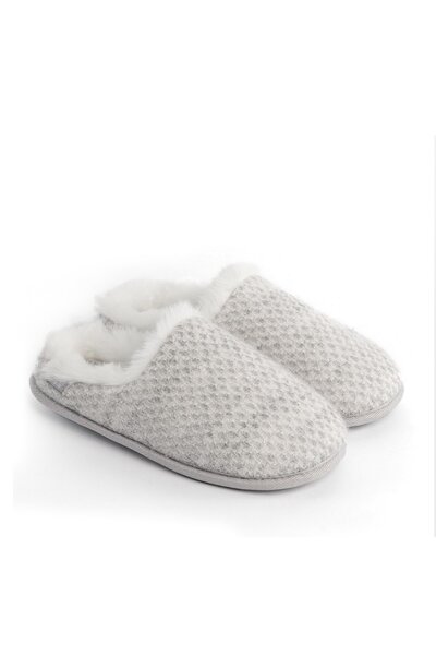  Isotoner Womens Sparkle Knit Mule Slippers 