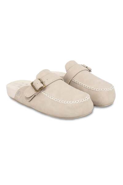  Isotoner Womens Suedette Open Back Moccasin Slipper 