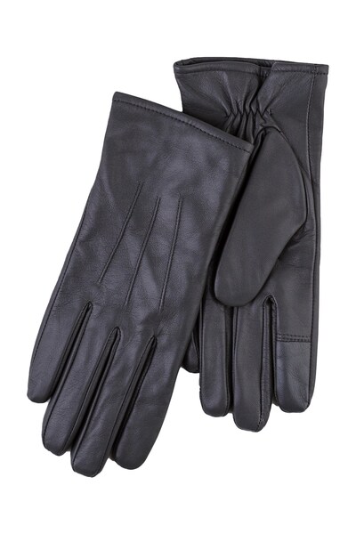  Isotoner Womens Three Point Leather Glove 