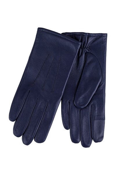  Isotoner Womens Three Point Leather Glove 