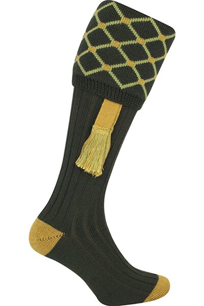  Jack Pyke Mens Diamond Shooting Socks With Garters 