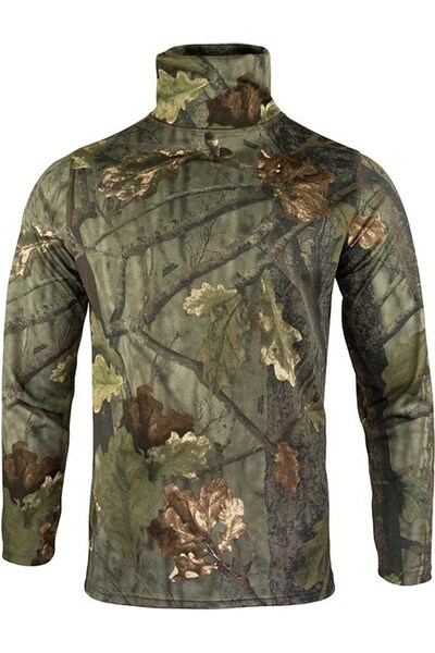  Jack Pyke Mens Roll Neck Oak Leaf Midlayer 