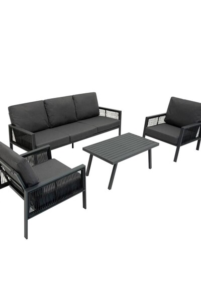  Jardi Aluminium 4 Piece Sofa Set 