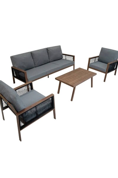  Jardi Aluminium 4 Piece Sofa Set 