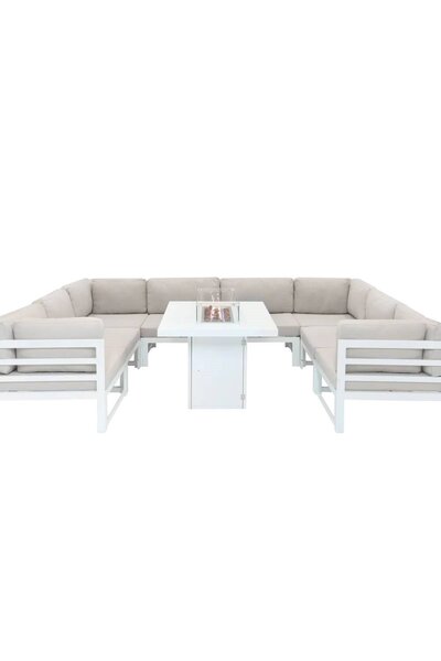  Jardi Modular Garden Furniture Set With Fire Pit 