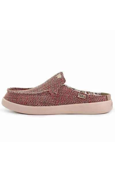  Kickback Shoes Barbeach Mens Woven Canvas Mule 