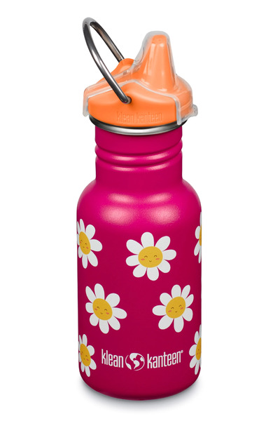  Klean Kanteen Kids Classic 355ml Water Bottle Sippy Cap 