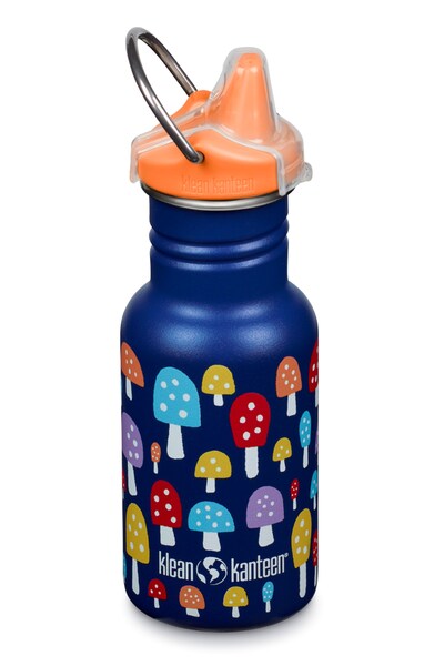  Klean Kanteen Kids Classic 355ml Water Bottle Sippy Cap 