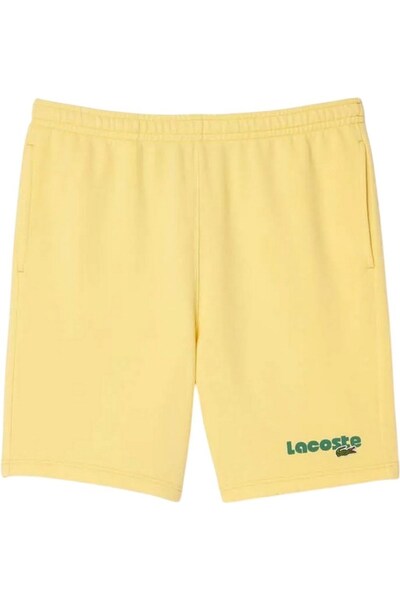  Lacoste Mens Washed Printed Shorts 
