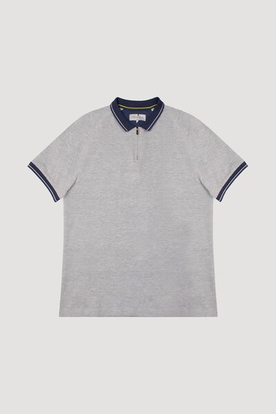  Larsson & Co Mens Contrast Rib Polo 