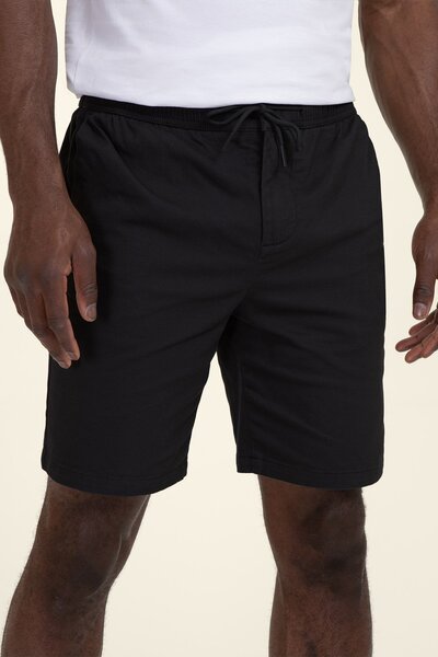  Larsson & Co Mens Drawstring Waist Stretch Chino Shorts 
