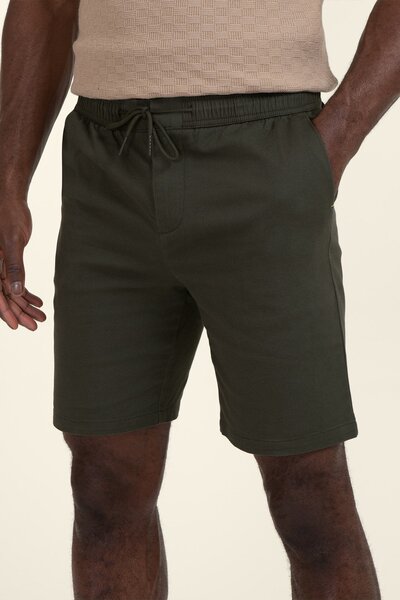  Larsson & Co Mens Drawstring Waist Stretch Chino Shorts 