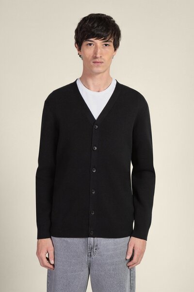  Larsson & Co Mens Knitted V Neck Cardigan 