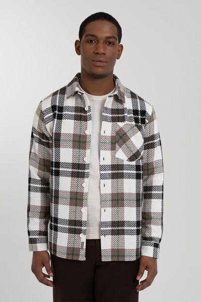  Larsson & Co Mens Large Check Overshirt 