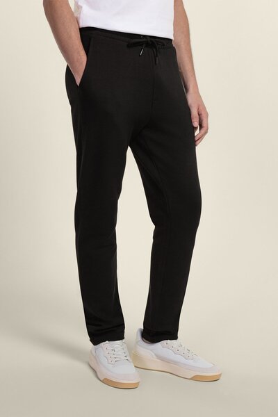  Larsson & Co Mens Pique Interlock Turn Up Jogger 
