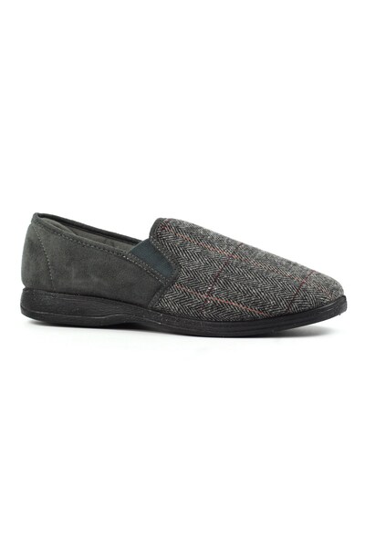  Lazy Dogz Harrison Ii Mens Check Full Slippers 