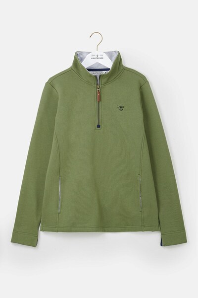  Lighthouse Shore Womens Half Zip Sweatshirt 
