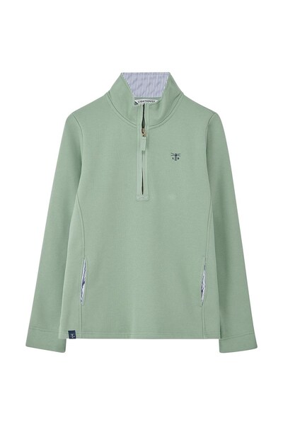  Lighthouse Shore Womens Half Zip Sweatshirt 