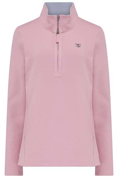  Lighthouse Shore Womens Half Zip Sweatshirt 