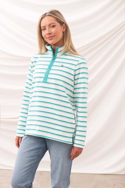  Lighthouse Shore Womens New Half Zip Sweatshirt 