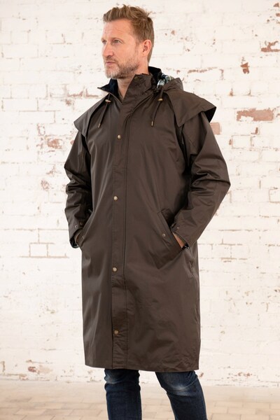  Lighthouse Stockman Mens Full Length Rain Coat 