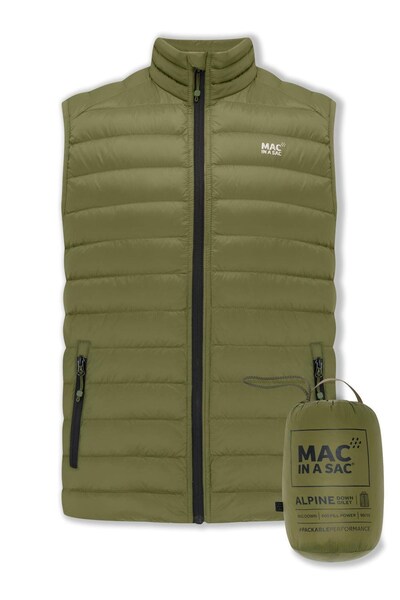  Mac In A Sac Alpine Packable Mens Down Gilet 