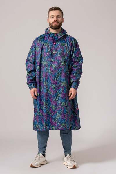  Mac In A Sac Festival Unisex Poncho Packable Waterproof Cape 