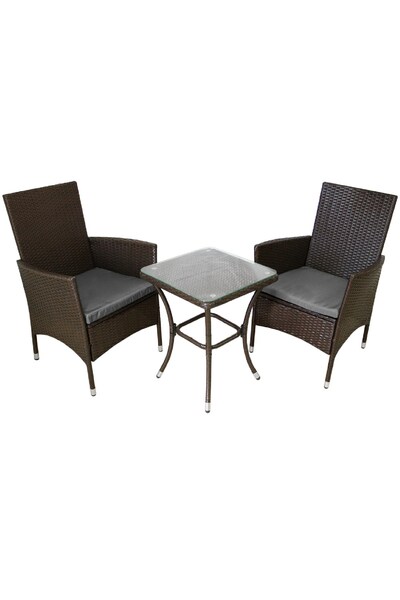  Monstershop Rattan Bistro Set 