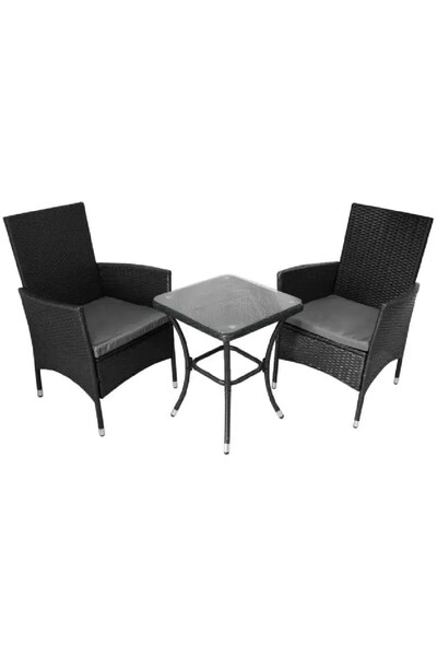  Monstershop Rattan Bistro Set 