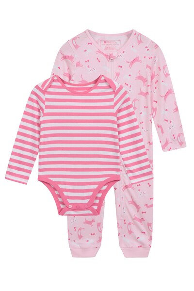  Mountain Warehouse Baby Bodysuit Set   Pink 