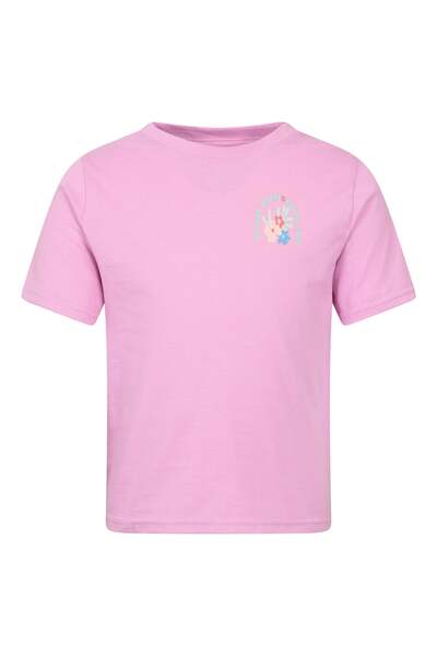 Mountain Warehouse Beach Days Kids Short Sleeve Tee   Purple 