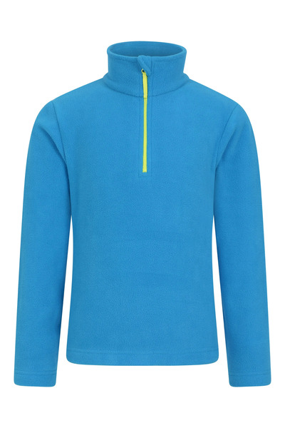  Mountain Warehouse Camber Ii Kids Half Zip Fleece   Blue 