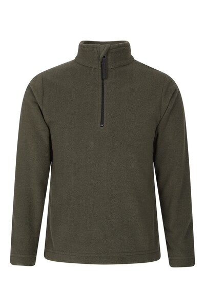  Mountain Warehouse Camber Ii Kids Half Zip Fleece   Green 