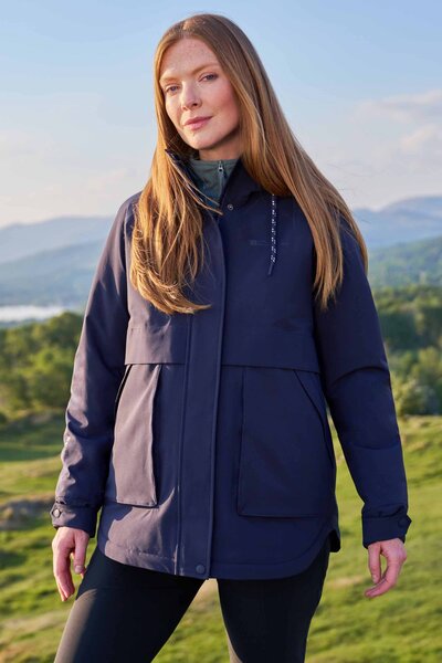  Mountain Warehouse Chestnut Womens Waterproof Padded Jacket   Navy 