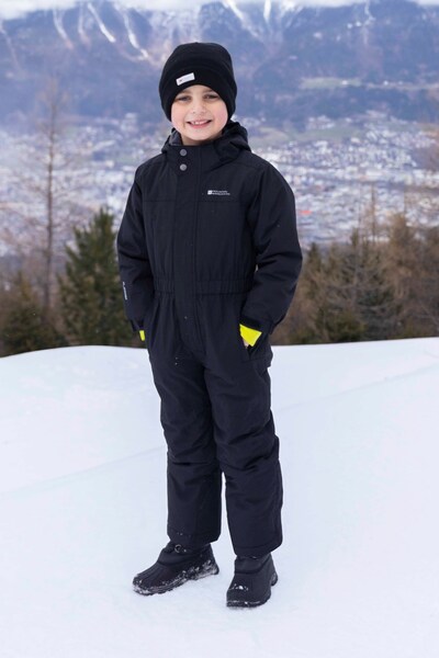 Mountain Warehouse Cloud All In One Waterproof Snowsuit   Black 