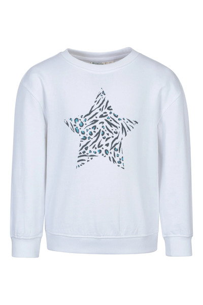  Mountain Warehouse Crew Neck Kids Sweatshirt   Grey 