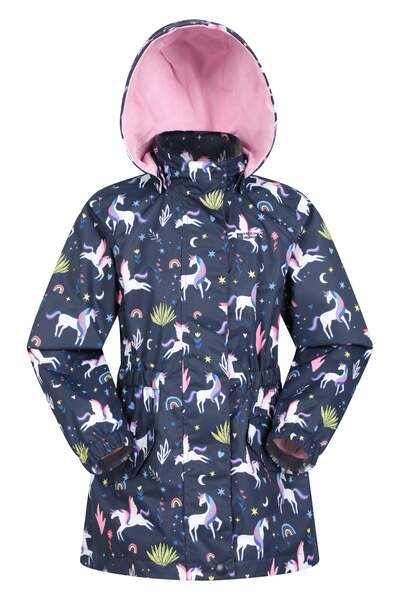  Mountain Warehouse Dale Kids Lightweight Waterproof Jacket   Navy 