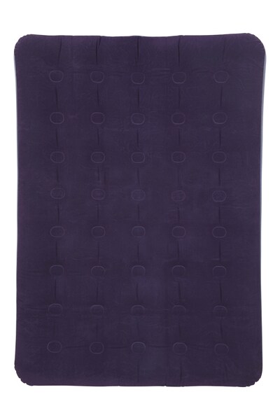  Mountain Warehouse Double Flocked Air Bed   Navy 
