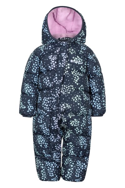  Mountain Warehouse Frosty Printed Toddler Padded Suit   Navy 
