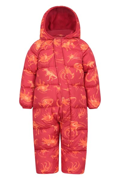  Mountain Warehouse Frosty Printed Toddler Padded Suit   Red 