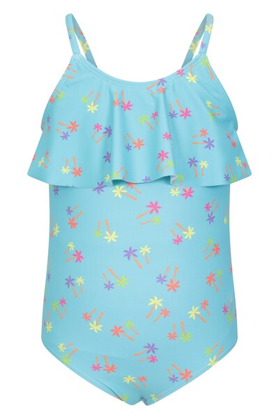  Mountain Warehouse Kids Ruffle Swimsuit   Turquoise 