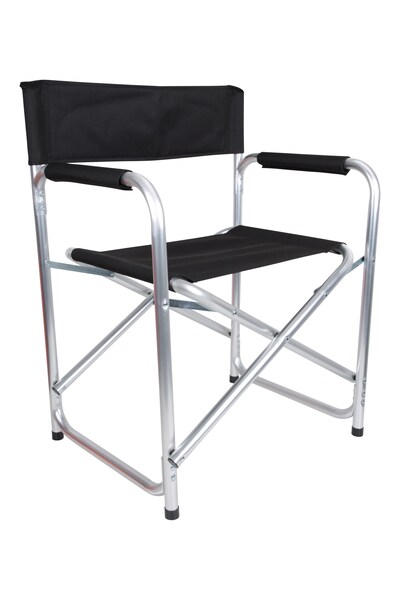  Mountain Warehouse Lightweight Directors Chair   Black 