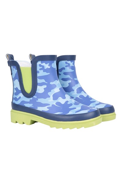  Mountain Warehouse Lolly Kids Rubber Chelsea Wellies   Blue 