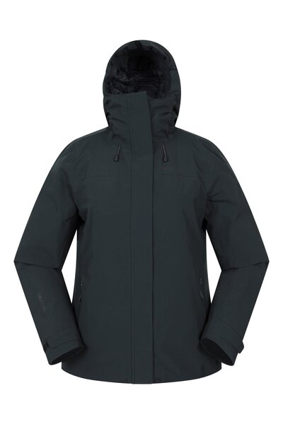  Mountain Warehouse Mallory Womens Short Waterproof Padded Jacket   Black 
