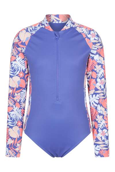  Mountain Warehouse Mira Kids Rash Swimsuit   Purple 