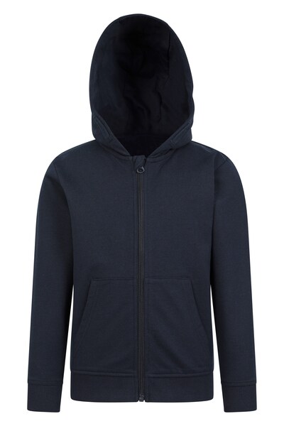  Mountain Warehouse Mountain Essentials Kids Full Zip Hoodie   Navy 