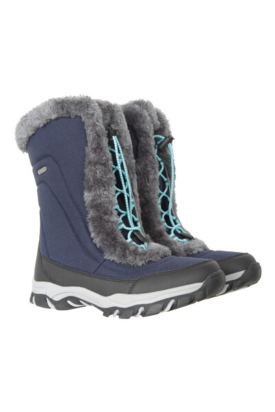  Mountain Warehouse Ohio Kids Adaptive Snow Boots   Navy 