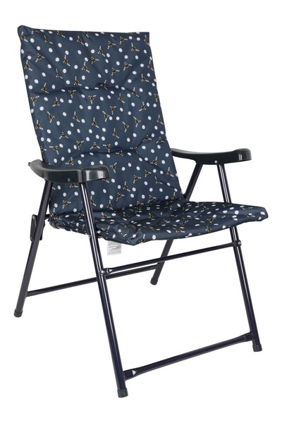  Mountain Warehouse Padded Folding Chair   Patterned   Navy 