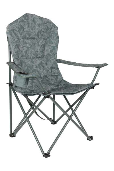  Mountain Warehouse Patterned Deluxe King Chair   Green 